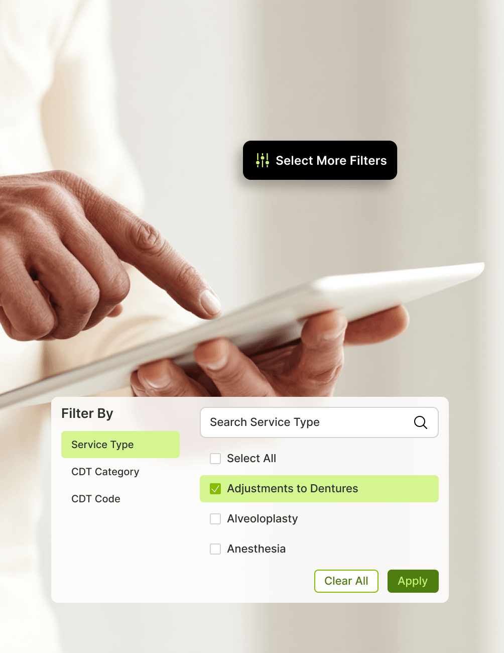 Filter Driven Analytics Experience