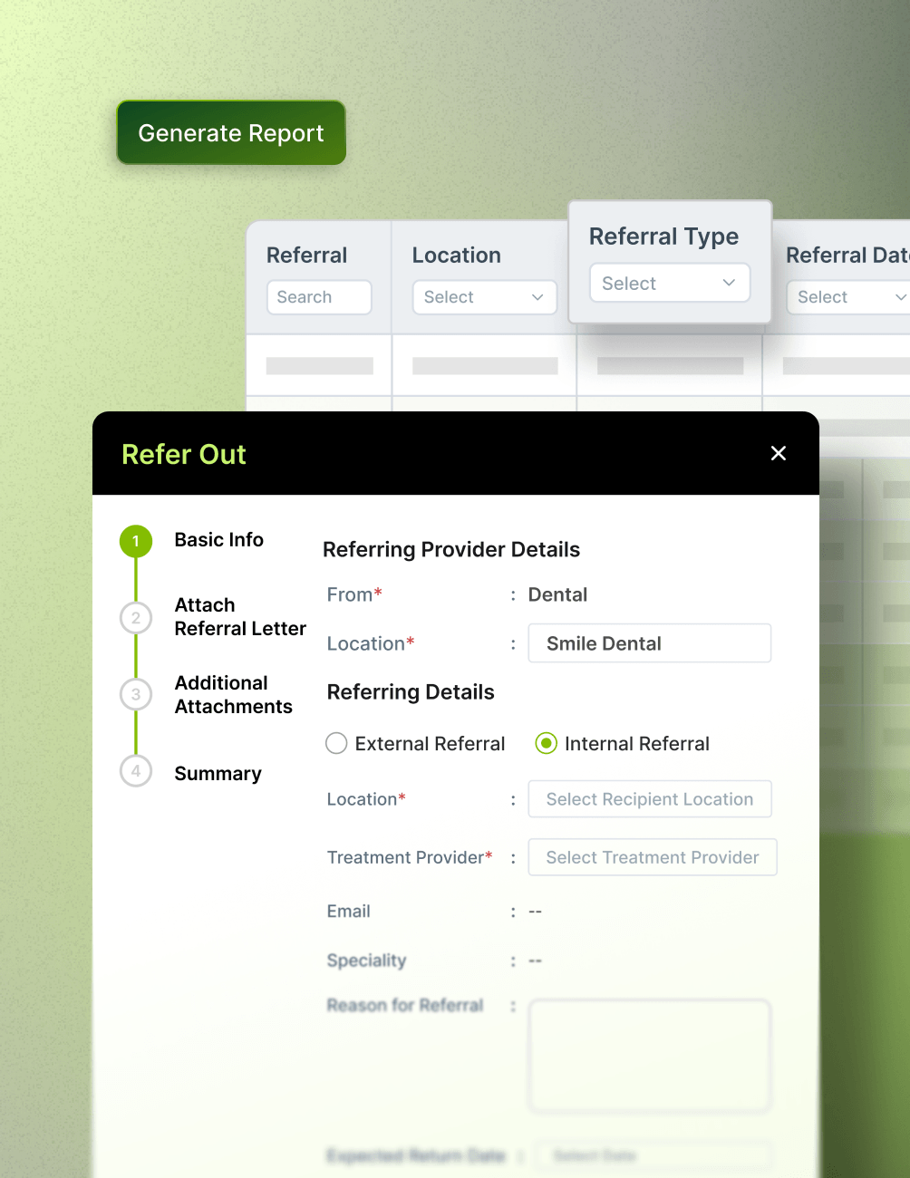 Refer Out (Outbound Referrals)