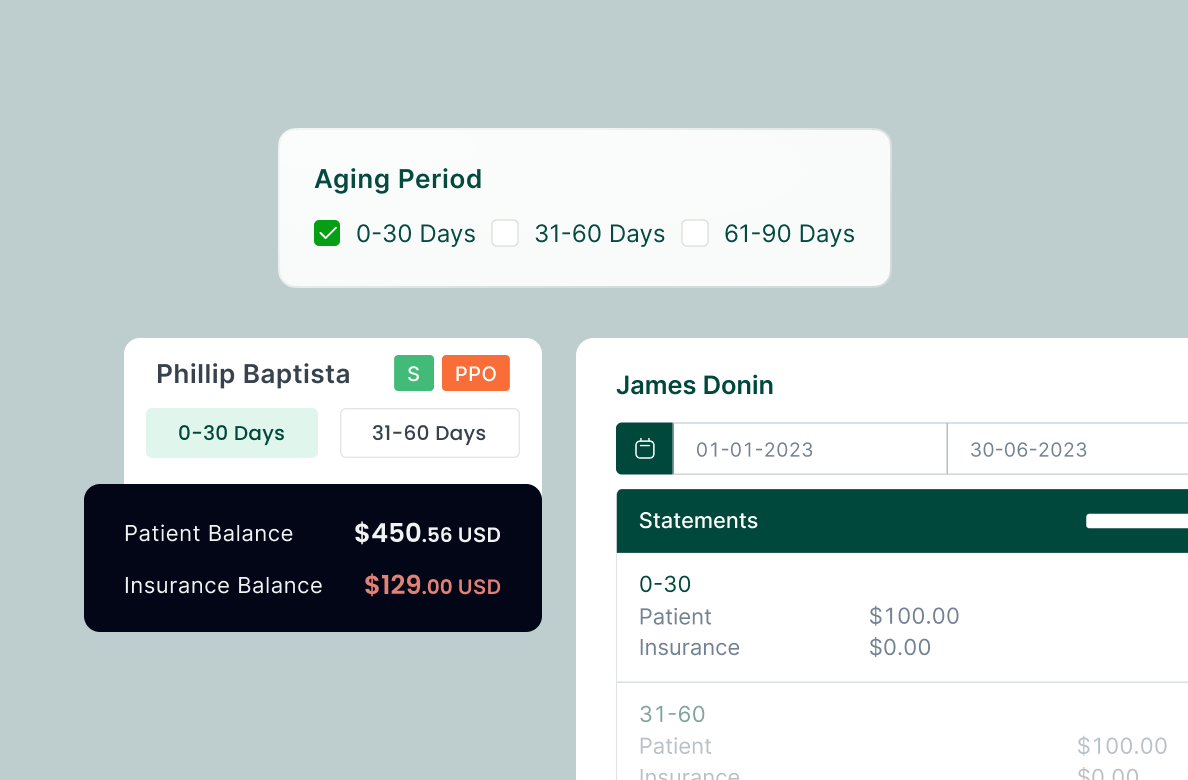 Keeps Receivables and Aging Organized