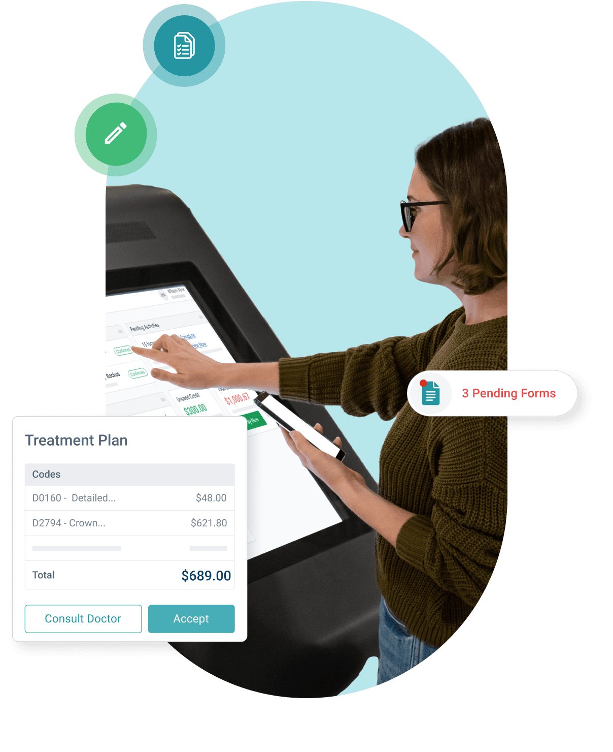 Dental software features: Patient kiosk