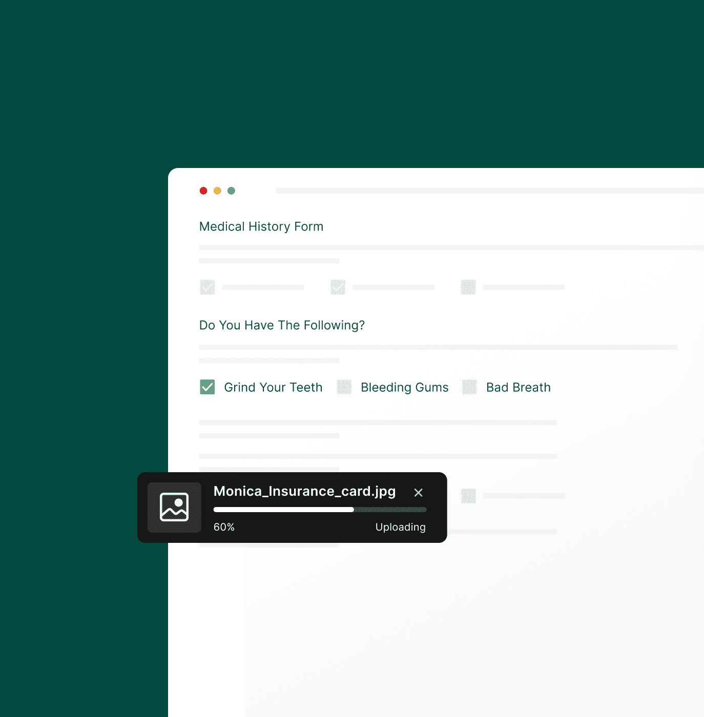 detailed documents and forms