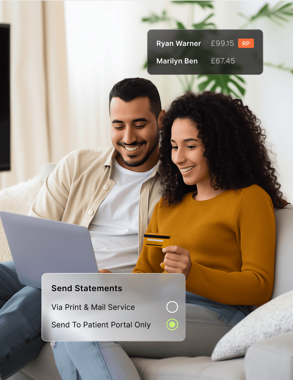Precise Payment information with access to statements Precise Payment information with access to statements